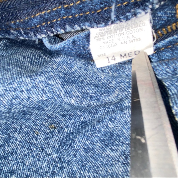 ❌SOLD❌VTG Lee Acid Wash Jeans Size 14 - Picture 3 of 9